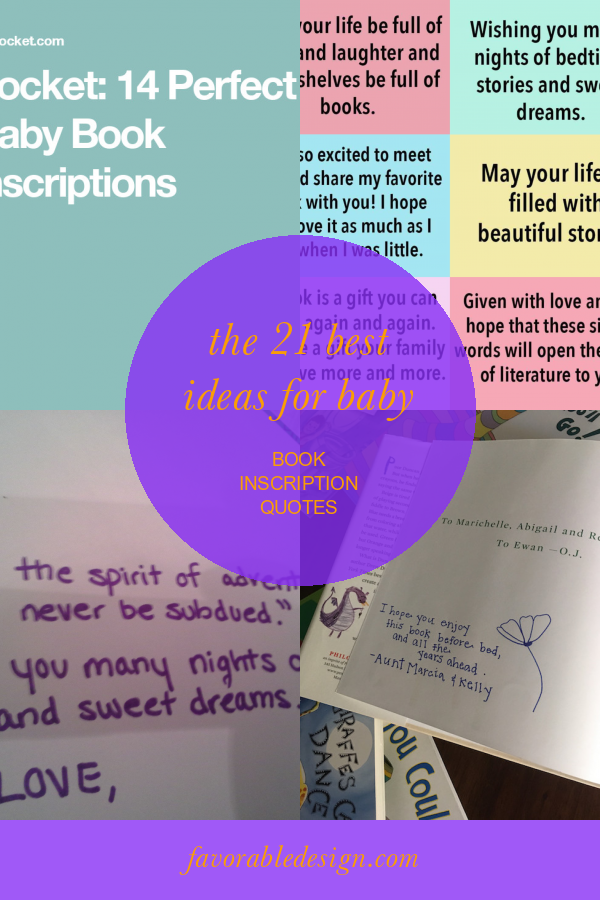 The 21 Best Ideas for Baby Book Inscription Quotes Home, Family, Style and Art Ideas